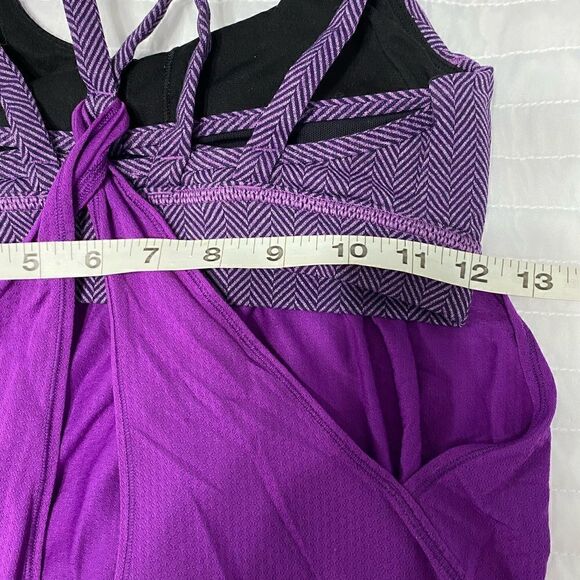 Lululemon Nouveau Limits Tank Built in Bra Women Size 6 - Picture 7 of 9